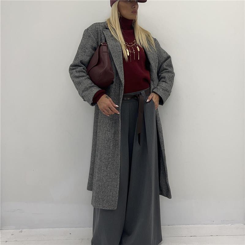 cappotto lungo foderato top quality